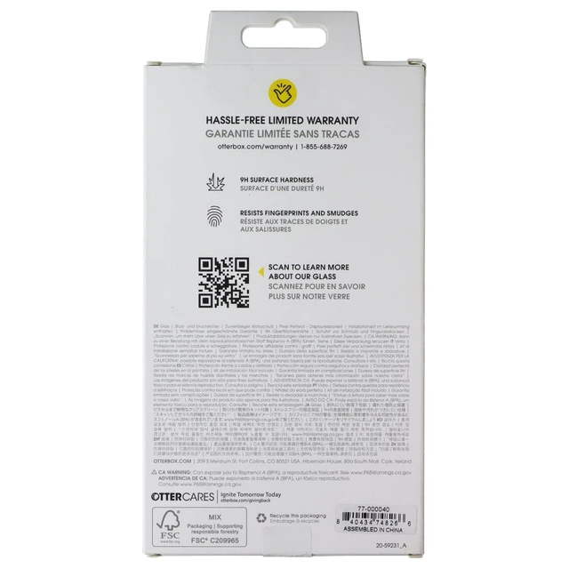 Alt view image 2 of 2 - OtterBox Glass Series Screen Protector for Samsung Galaxy S26 - Clear