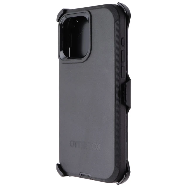 Alt view image 2 of 3 - OtterBox Defender Series Holster Case for Apple iPhone 15 Pro Max - Black
