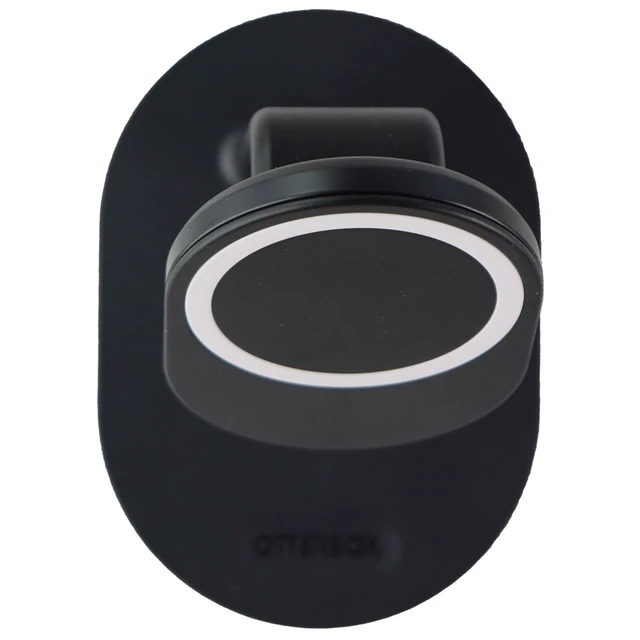Alt view image 3 of 7 - OtterBox 7.5W Magnetic Wireless Charger Stand for Apple iPhones - Black