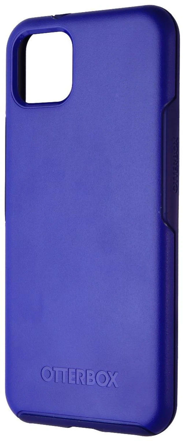 Alt view image 2 of 3 - OtterBox Symmetry Series Slim Case for Google Pixel 4 XL - Sapphire Secret Blue
