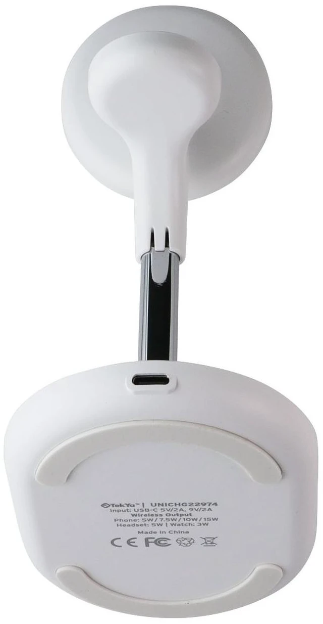Alt view image 3 of 6 - TekYa QiTek Magstand Max Magnetic Charging Stand for Smartphones & Watches
