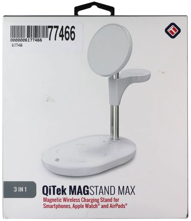 Alt view image 5 of 6 - TekYa QiTek Magstand Max Magnetic Charging Stand for Smartphones & Watches