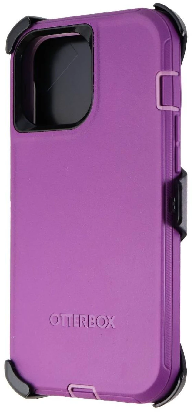 Main image of OtterBox Defender Case & Holster for Apple iPhone 13 Pro Max - Happy Purple