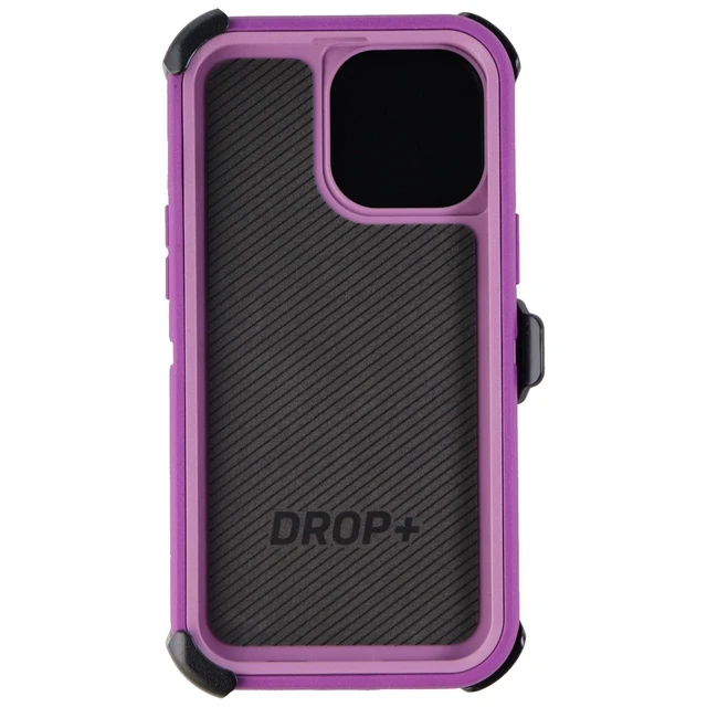 Alt view image 4 of 4 - OtterBox Defender Case & Holster for Apple iPhone 13 Pro Max - Happy Purple
