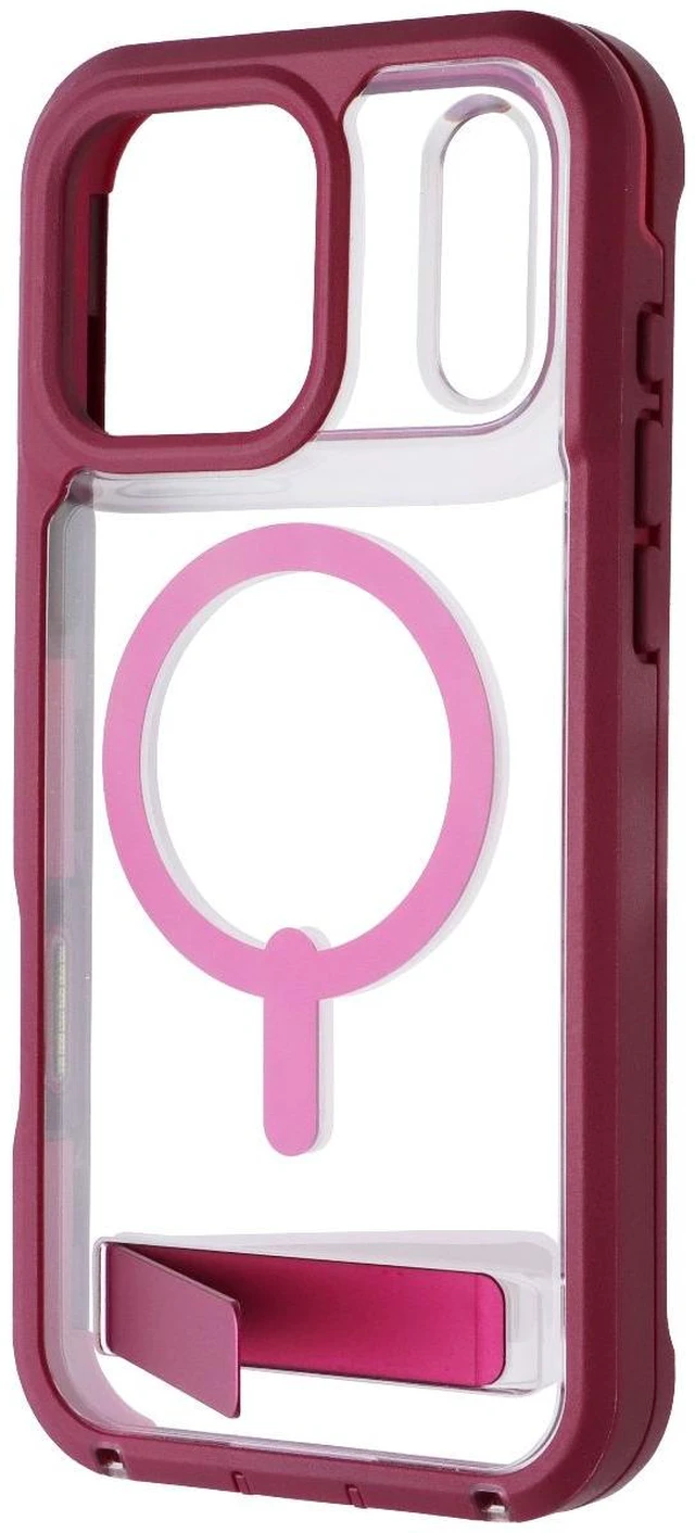 Main image of ZAGG Rainier Kickstand MagSafe Case for Apple iPhone 17 Pro Max - Black Cherry