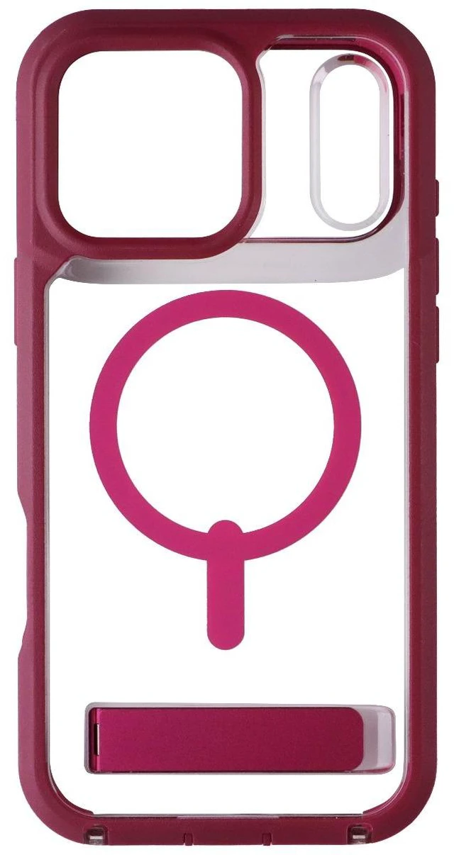 Alt view image 2 of 3 - ZAGG Rainier Kickstand MagSafe Case for Apple iPhone 17 Pro Max - Black Cherry