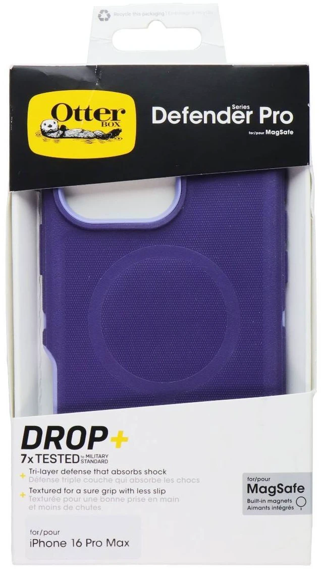 Alt view image 5 of 5 - OtterBox Defender Pro Case for MagSafe for Apple iPhone 16 Pro Max - Denver Dusk