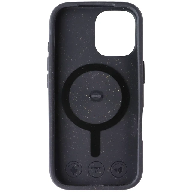 Alt view image 3 of 3 - Pela Eco-Friendly Flexible Phone Case for MagSafe for Apple iPhone 17 - Black