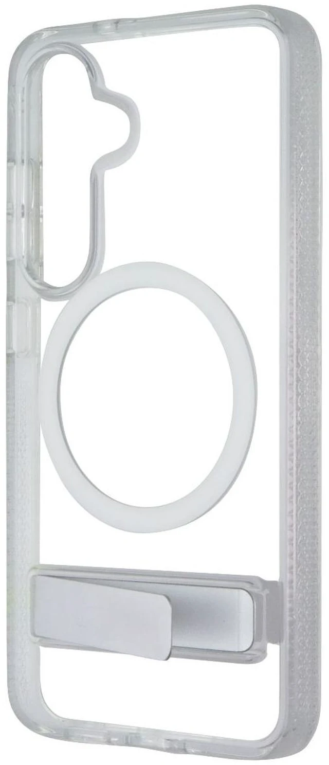Main image of ZAGG Crystal Palace Snap Magnetic Kickstand Case for Samsung Galaxy S25 - Clear
