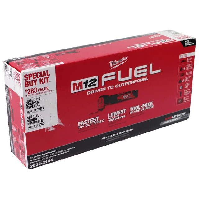 Main image of M12 Fuel 12v Cordless Multi-tool Set With Accessories (2526-21HO)
