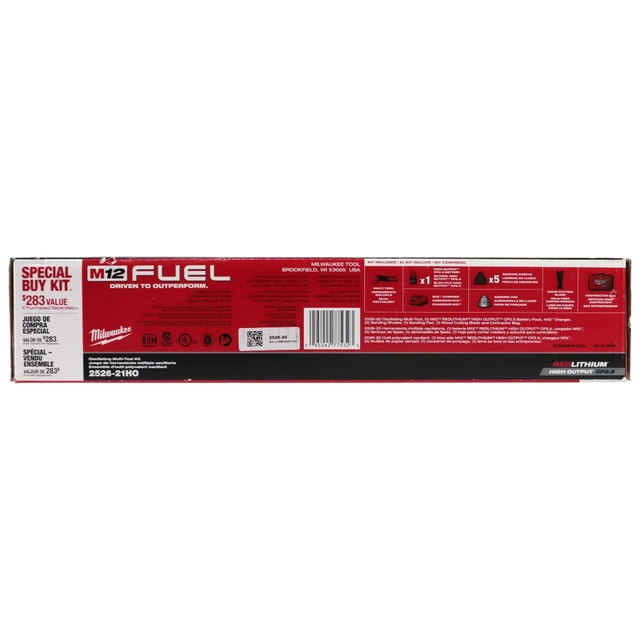 Alt view image 4 of 4 - M12 Fuel 12v Cordless Multi-tool Set With Accessories (2526-21HO)