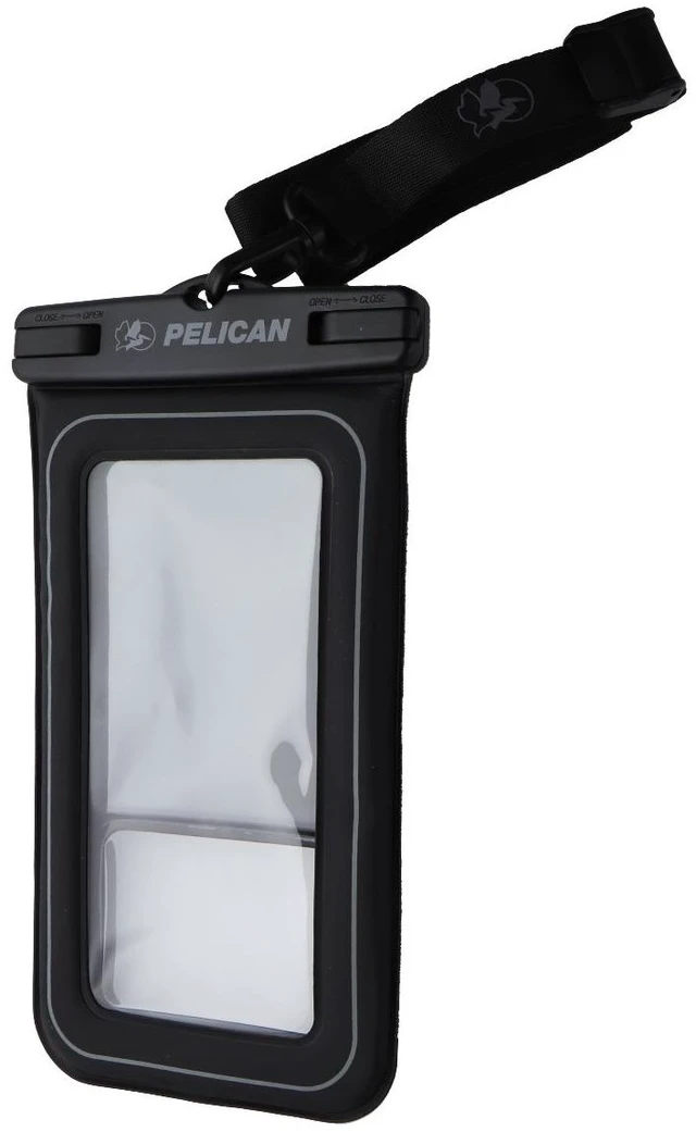 Main image of Pelican Marine Waterproof Floating Phone Pouch (Regular Size) - Stealth Black