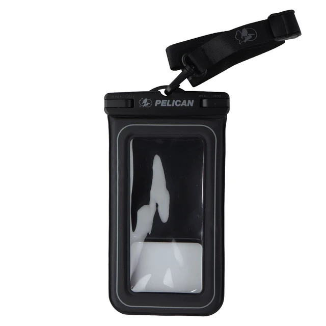 Alt view image 2 of 3 - Pelican Marine Waterproof Floating Phone Pouch (Regular Size) - Stealth Black