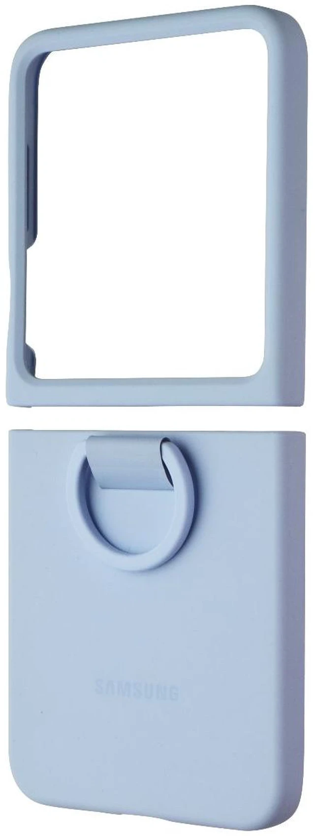 Main image of Samsung Official Silicone Case with Ring for Galaxy Z Flip6 - Blue