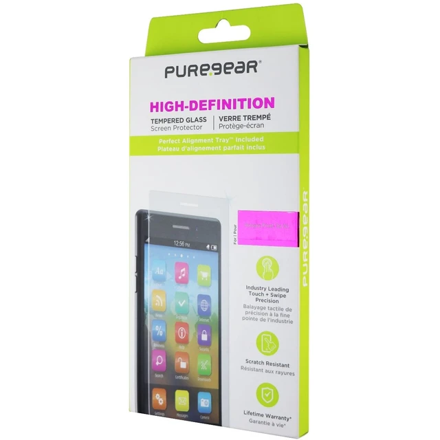 Alt view image 2 of 3 - PureGear HD Tempered Glass with Align Kit for Google Pixel 3a XL - Case Friendly