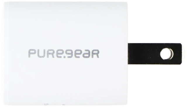 Alt view image 2 of 4 - PureGear LightSpeed Nano (30W) Single Port USB-C Wall Charger - White (64842PG)