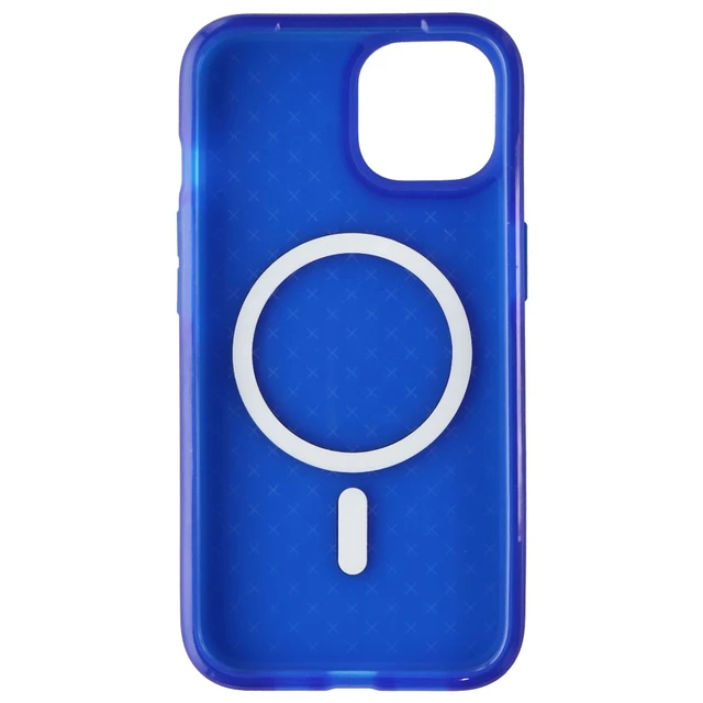 Alt view image 3 of 4 - Tech21 EvoCheck Series Gel Case for MAgSafe for Apple iPhone 14 - Blue
