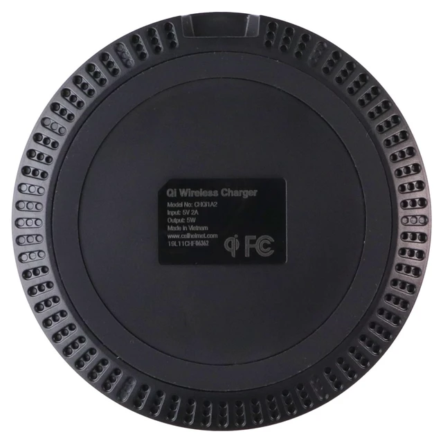 Alt view image 3 of 4 - CellHelmet 5W Qi Wireless Charger - Black (CHFQ1A2)