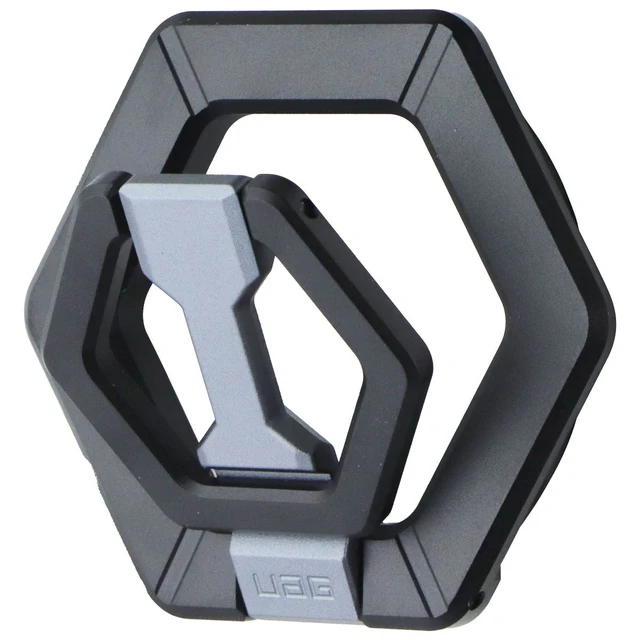 Alt view image 5 of 7 - UAG Plyo Series Case + Ring Stand for MagSafe for Apple iPhone Air - Black/Clear
