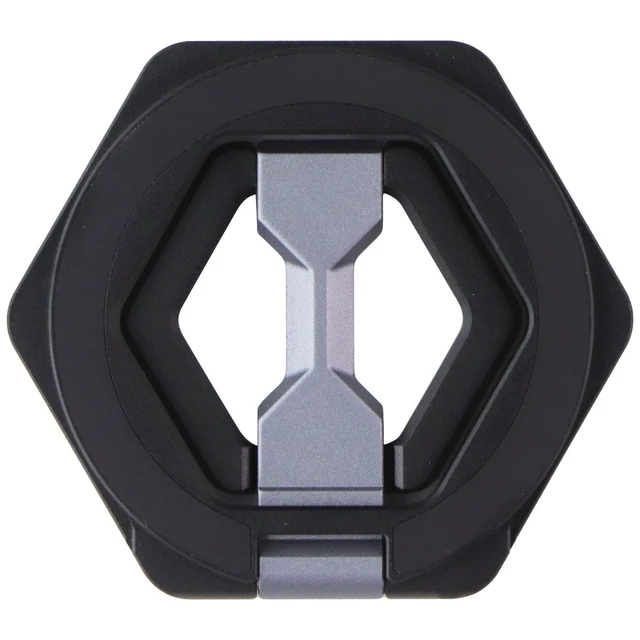 Alt view image 7 of 7 - UAG Plyo Series Case + Ring Stand for MagSafe for Apple iPhone Air - Black/Clear