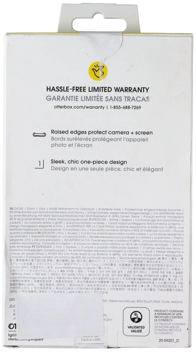 Alt view image 2 of 2 - OtterBox Profile Case for Samsung Galaxy S25 FE - Clear/Black