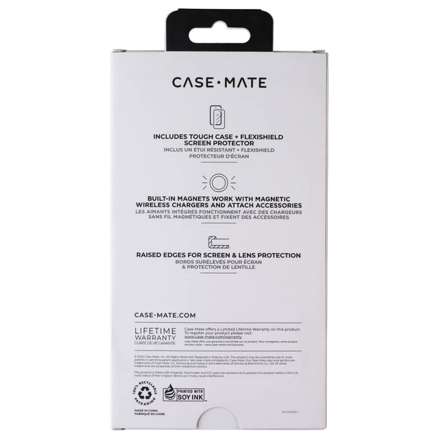 Alt view image 2 of 2 - Case-Mate Tough Case/Screen Protector Bundle Pack for Samsung Galaxy S26 - Black
