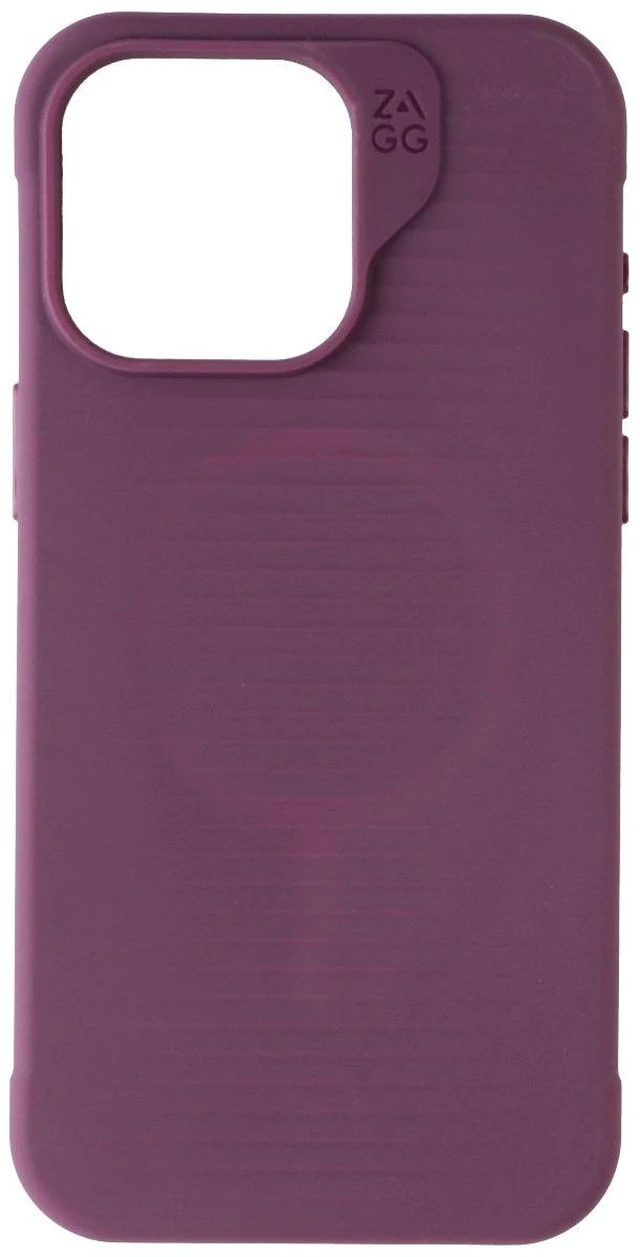 Alt view image 2 of 3 - ZAGG Luxe Snap Series MagSafe Case for Apple iPhone 15 Pro Max - Plum Purple