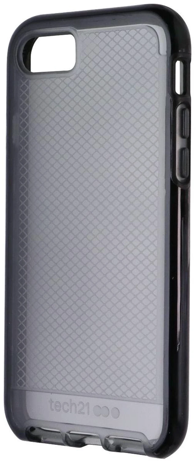 Main image of Tech21 Evo Check Series Flexible Case Cover iPhone 8 / 7 - Smokey Tint / Black
