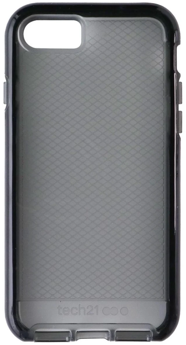 Alt view image 2 of 3 - Tech21 Evo Check Series Flexible Case Cover iPhone 8 / 7 - Smokey Tint / Black