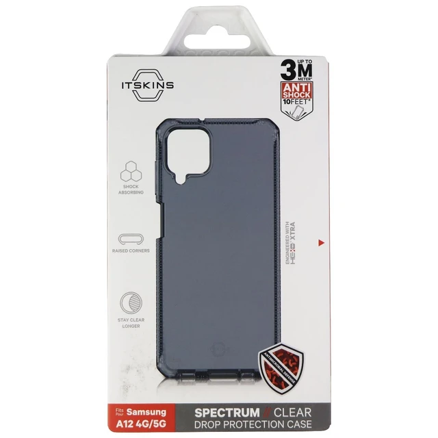Alt view image 4 of 5 - ITSKINS Spectrum Clear Series Case for Samsung A12 4G/5G - Smoke