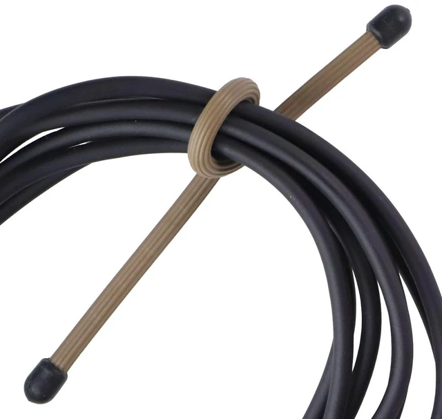 Alt view image 2 of 4 - Nite Ize (6-inch) GearTie Re-useable Twist Tie for Cables & More - Brown/Black
