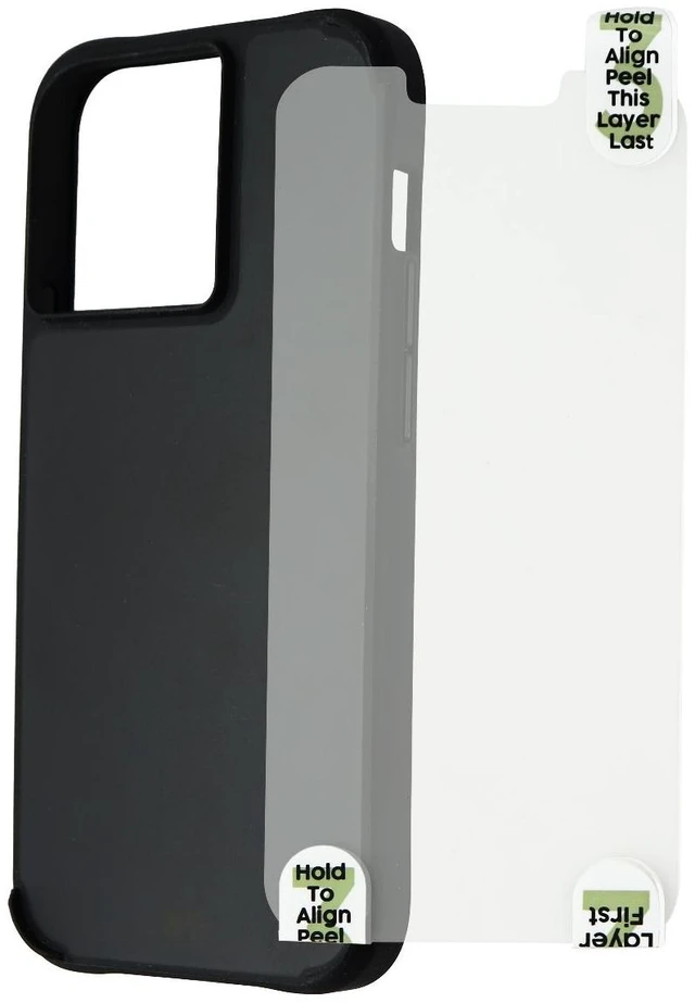 Main image of Case-Mate Tough Series Case & Screen Protector for iPhone 13 Pro Black