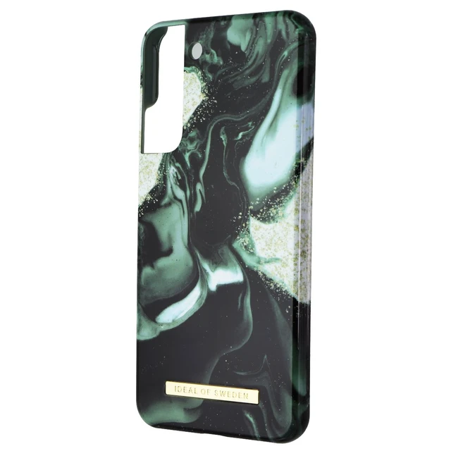Main image of iDeal of Sweden Printed Case for Samsung Galaxy (S22+) - Golden Olive Marble