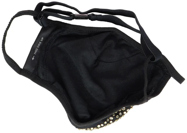 Alt view image 3 of 4 - Safe+Mate x BRILLIANCE Washable Cloth Face Mask (Adult S/M) with Filter - Gold