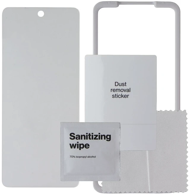 Alt view image 2 of 5 - Verizon Tempered Glass Screen Protector for Motorola G Stylus 5G - Clear