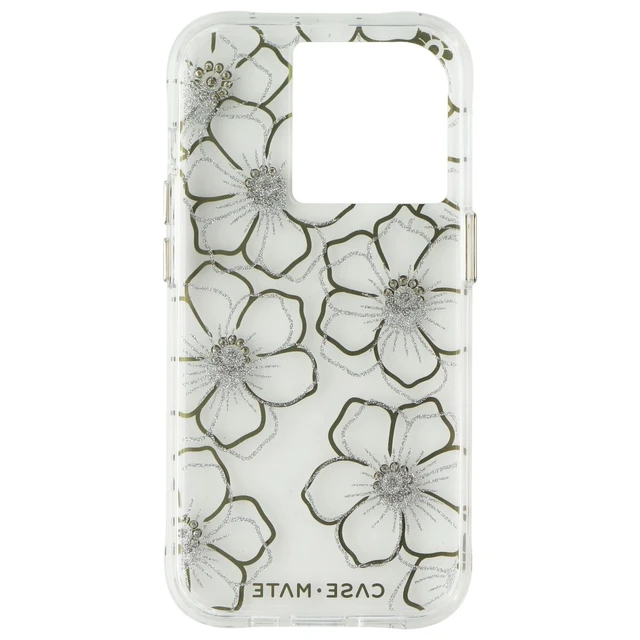 Alt view image 3 of 3 - Case-Mate Hardshell Series Case for Apple iPhone 14 Pro - Floral Gems