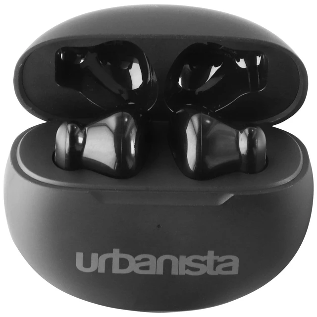 Alt view image 2 of 5 - Urbanista Austin True Wireless Earbuds with Built-In Microphone - Midnight Black