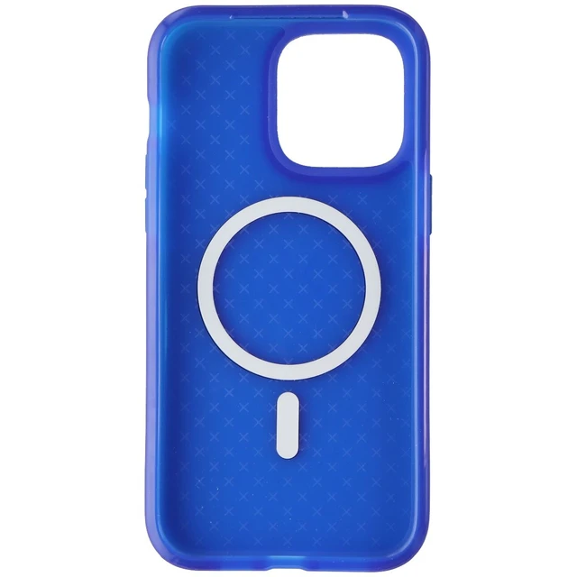 Alt view image 4 of 4 - Tech21 Evo Check Case for MagSafe for iPhone 14 Pro Max - Classic Blue