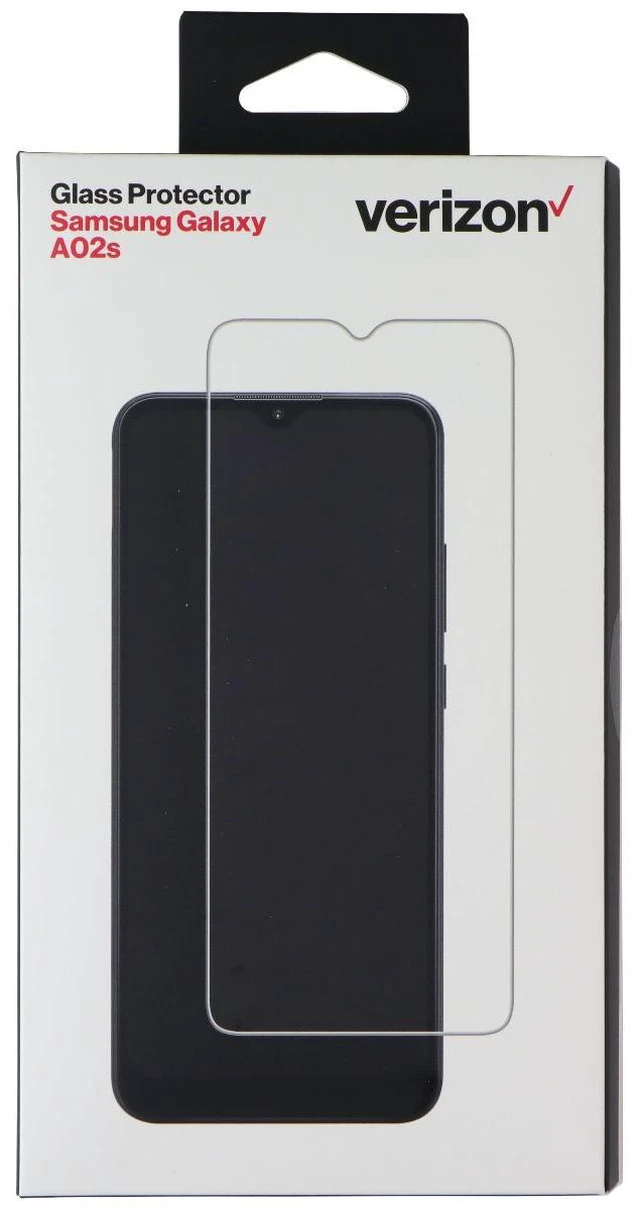 Main image of Verizon Glass Screen Protector for Samsung Galaxy A02s - Clear