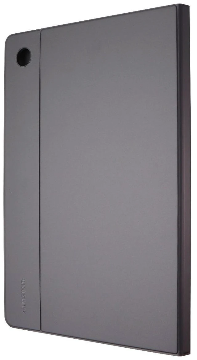 Alt view image 2 of 4 - Samsung Book Cover Carrying Case (Book Fold) Samsung Galaxy Tab A8 Tablet - Gray - 0.6" Height x 6.8" Width x 10" Depth