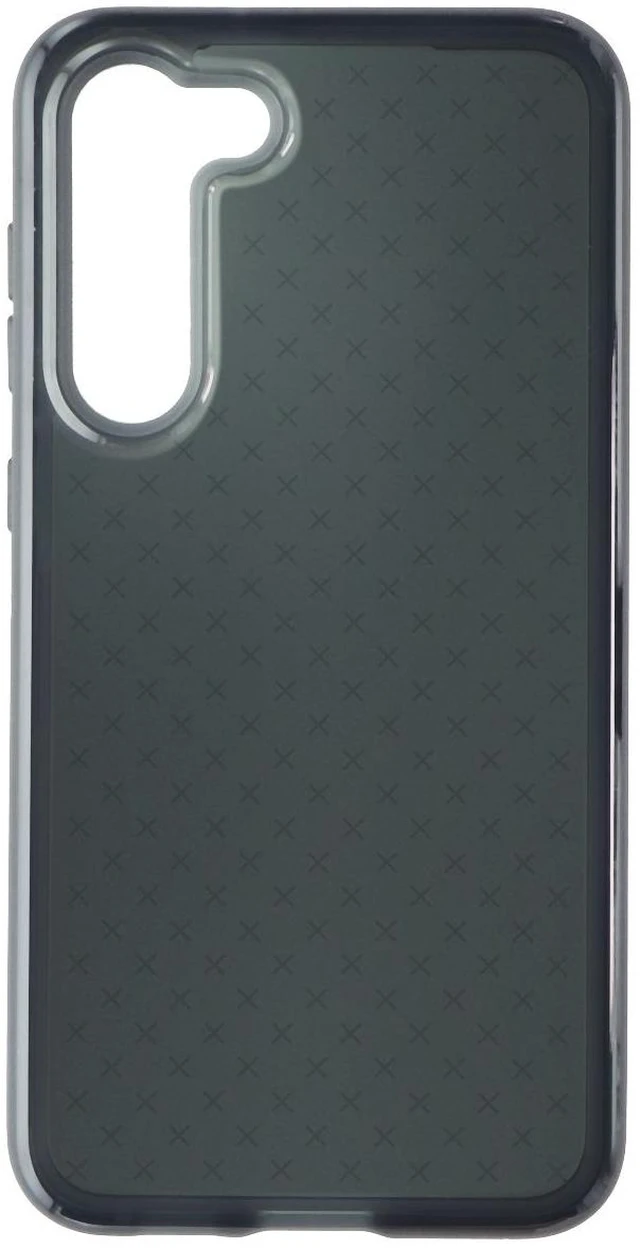 Alt view image 2 of 4 - Tech21 Evo Check Flexible Gel Case for Samsung Galaxy S23+ (Plus) - Smokey/Black