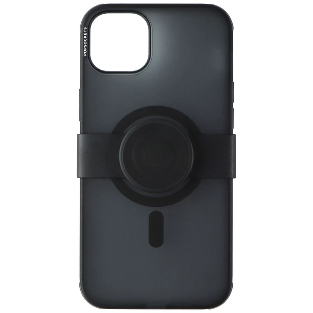 Alt view image 2 of 3 - PopSockets Phone Grip and Slide Case for MagSafe for iPhone 14 Plus - Black