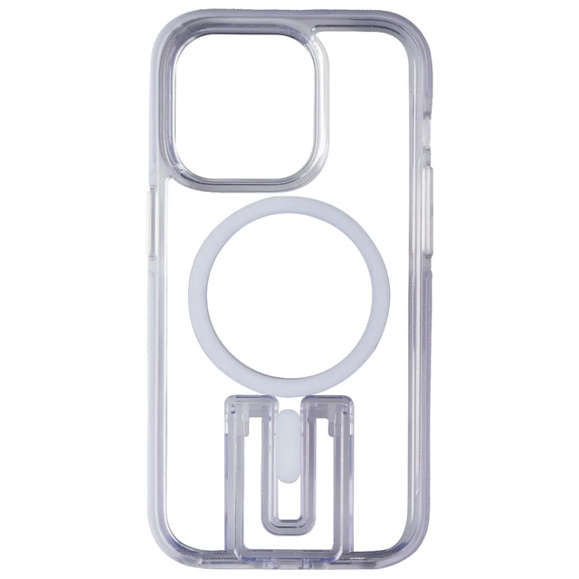 Alt view image 2 of 3 - Tech21 Evo Crystal Kick Series Case for MagSafe for Apple iPhone 14 Pro - White