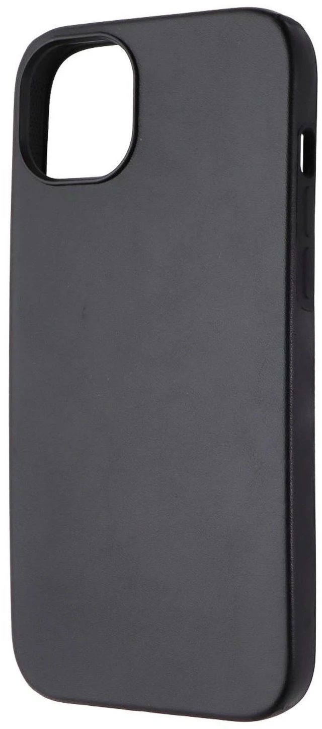 Main image of Verizon Leather Series Case for MagSafe for Apple iPhone 14 Plus - Black