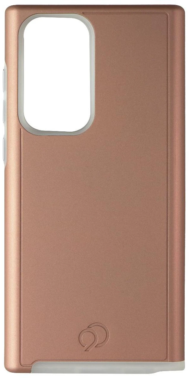 Alt view image 2 of 4 - Nimbus9 Cirrus 2 Series Case for Samsung Galaxy S22 Ultra 5G - Rose Gold/Frost