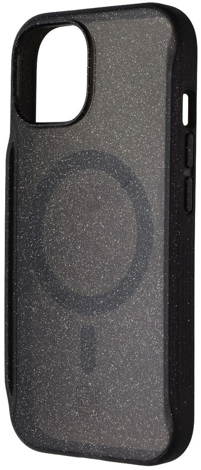 Alt view image 3 of 3 - Incipio AeroGrip Case for MagSafe for Apple iPhone 15 - Black Glitter