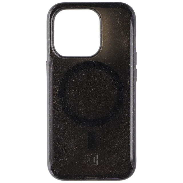 Alt view image 2 of 3 - Incipio AeroGrip Case for MagSafe for Apple iPhone 15 Pro - Black Glitter