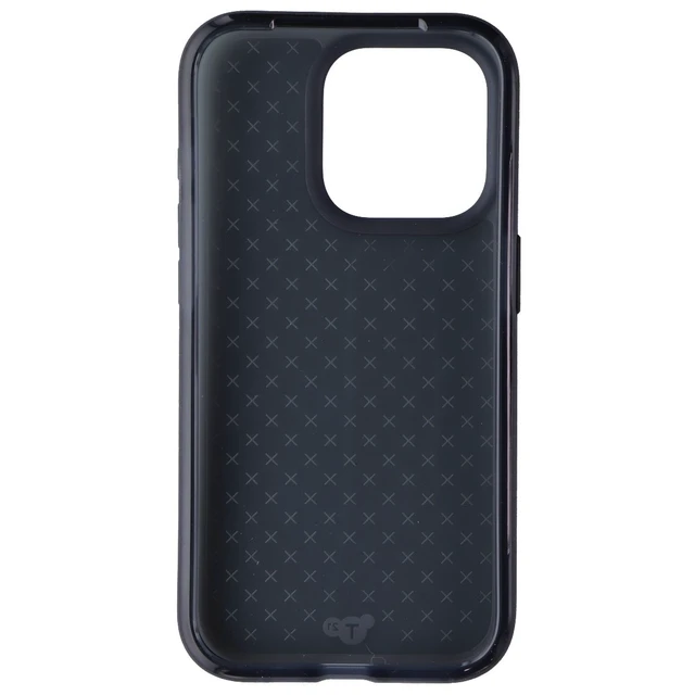 Alt view image 3 of 4 - Tech 21 Evo Check Series Case for iPhone 15 Pro - Smokey/Black