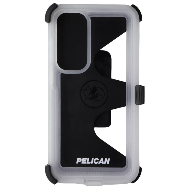 Alt view image 2 of 3 - Pelican Voyager Case and Belt Clip Holster for Samsung Galaxy S24+(Plus) - Clear