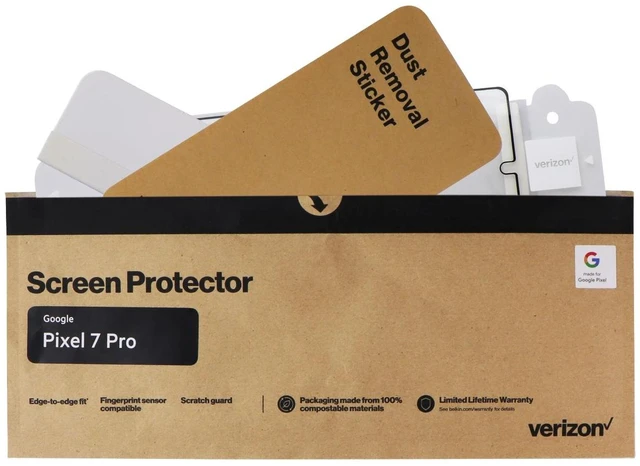 Alt view image 2 of 4 - Verizon/Belkin ScreenForce Pro Screen Protector 5-Pack for Google Pixel 7 Pro